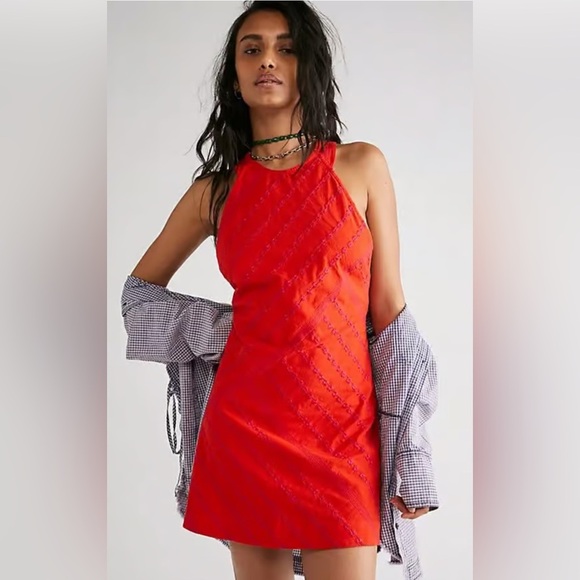 NWT Free Peoole Juno Mini Dress - Picture 1 of 9